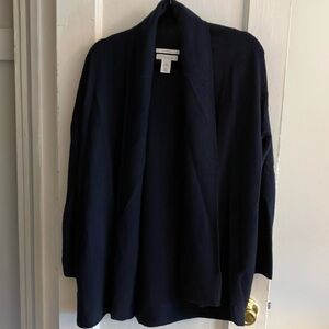 Navy blue 100% cashmere sweater from Nordstrom Signature